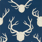 P2017102-50 ANTLERS PAPER NAVY LEE JOFA Wallpaper