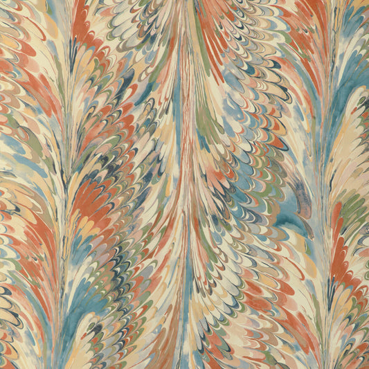 P2019103-312 TAPLOW PAPER CLAY/BLUE LEE JOFA Wallpaper