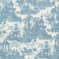 P2020110-535 PAGODA TOILE PAPER BLUE LEE JOFA Wallpaper