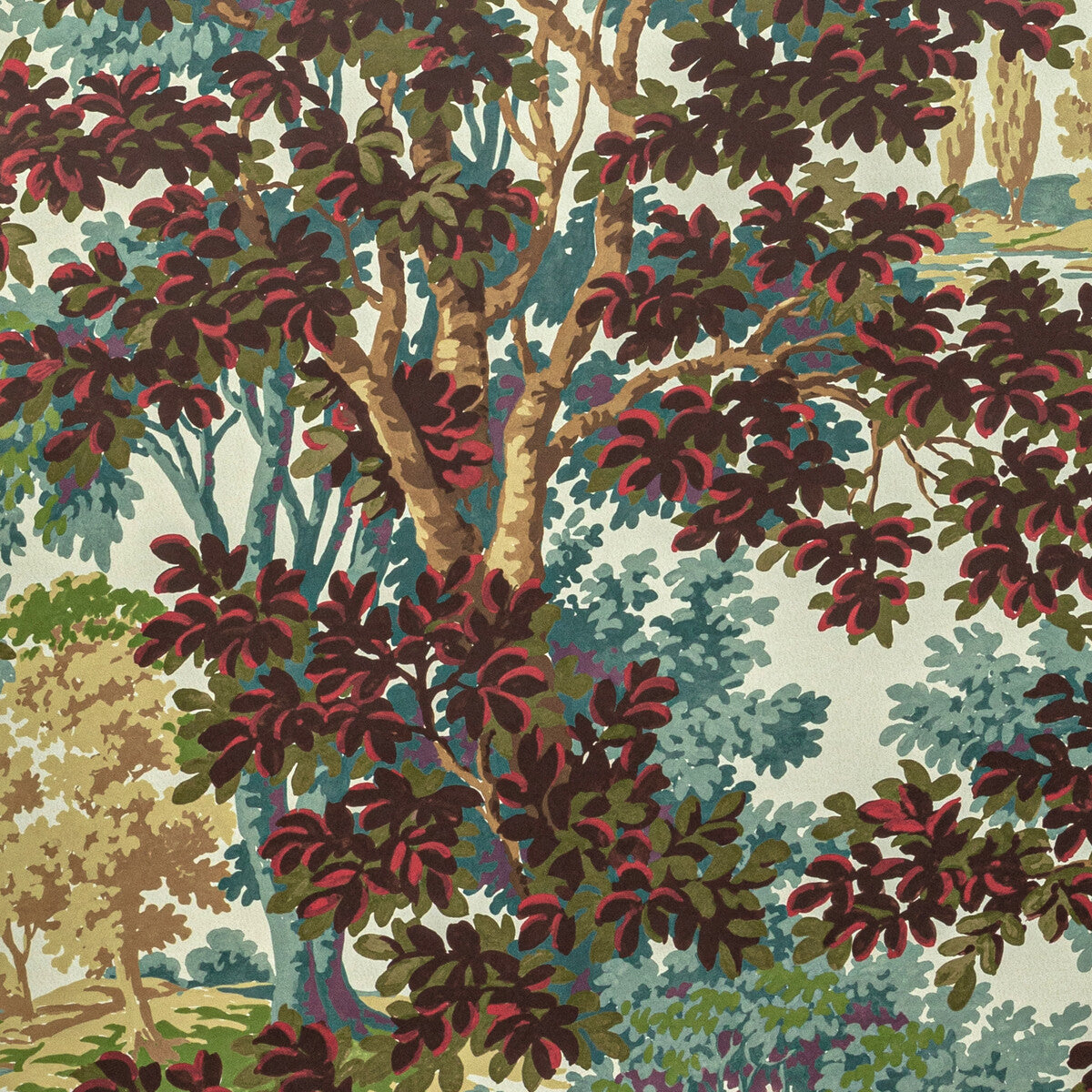 P2022104-915 WOODLAND PAPER MULTI LEE JOFA Wallpaper