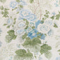 P2023115-153 GRAND ALTHEA WP BLUE/LEAF LEE JOFA Wallpaper