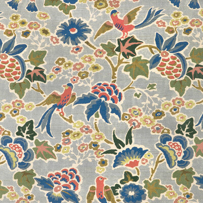 P2023127-519 POSY PAPER BLUE/MULTI LEE JOFA Wallpaper