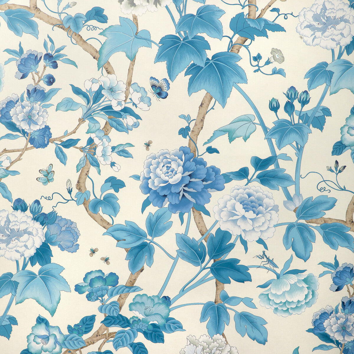 P2023128-155 GARDENIA PAPER DELFT/SKY LEE JOFA Wallpaper