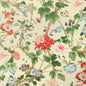 P2023128-319 GARDENIA PAPER RED/GREEN LEE JOFA Wallpaper