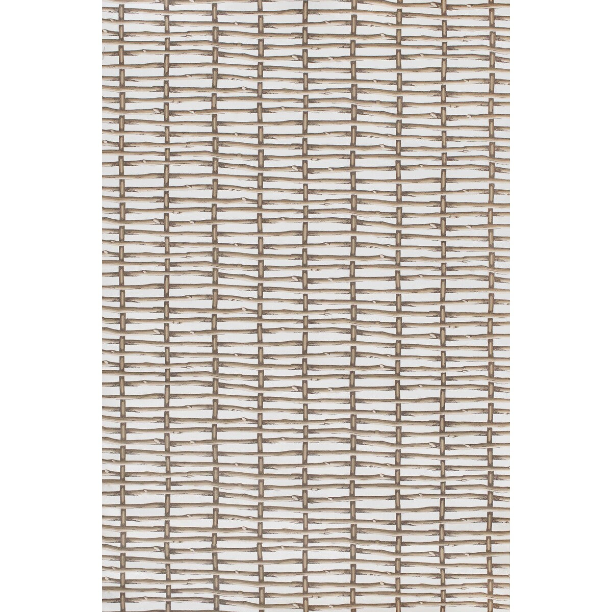 P2025107-1016 TWIG FENCE WP BROWN LEE JOFA Wallpaper