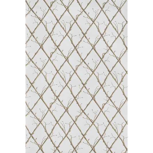 P2025108-1016 TWIG TRELLIS WP BROWN LEE JOFA Wallpaper