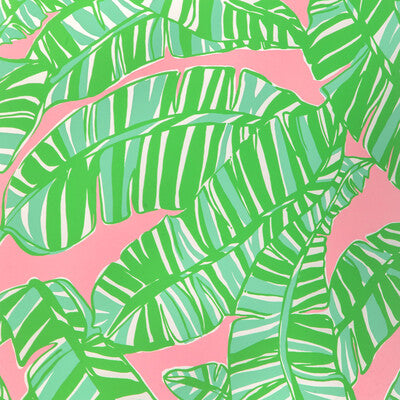 P2025111-73 GO BANANAS WP PINK/GREEN LEE JOFA Wallpaper