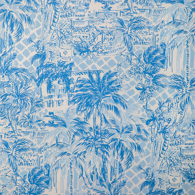 P2025113-550 PALM BEACH WP BLUE/LAPIS LEE JOFA Wallpaper