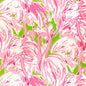 P2025114-73 PINK COLONY WP GREEN/PINK LEE JOFA Wallpaper