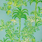P2025118-353 TIGER QUEEN WP AQUA LEE JOFA Wallpaper
