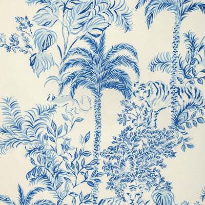 P2025118-51 TIGER QUEEN WP INDIGO LEE JOFA Wallpaper