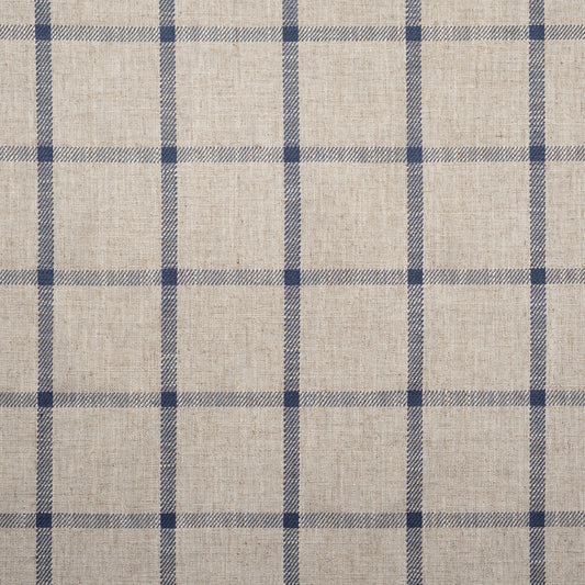 PB4718 Maxwell DRAPERY/MULTI-STRIPE/CHECK # 718 NAVY STRIPES&CHECKSIV