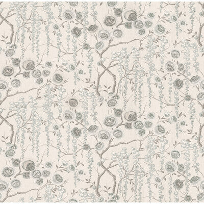 PEONYTREE-11 PEONYTREE SILVER KRAVET BASICS Fabrics Drapery Upholstery