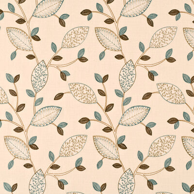 PF50142-3 LAURETTA TEAL/BISCUIT BAKER LIFESTYLE DRAPERY