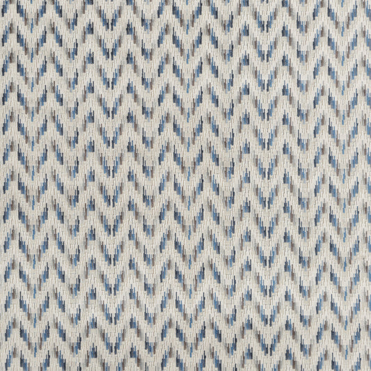 PF50426-2 CARNIVAL CHEVRON INDIGO BAKER LIFESTYLE UPHOLSTERY