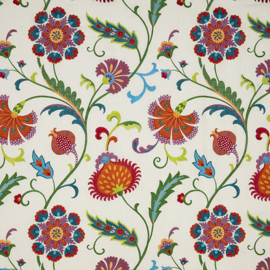 PF50468-1 BLOOMING MARVELLOUS MULTI BAKER LIFESTYLE Fabrics Drapery Upholstery