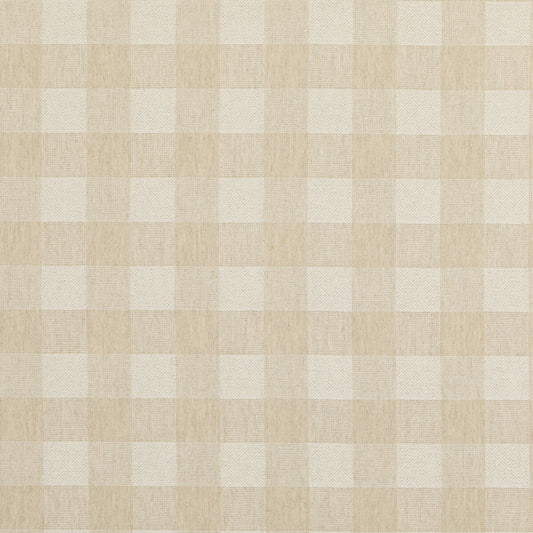 PF50490-110 BLOCK CHECK LINEN BAKER LIFESTYLE UPHOLSTERY