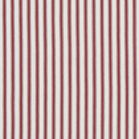 PF50505-450 SHERBORNE TICKING RED BAKER LIFESTYLE Fabrics Drapery Upholstery