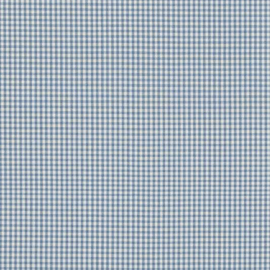 PF50506-605 SHERBORNE GINGHAM SOFT BLUE BAKER LIFESTYLE Fabrics Drapery Upholstery
