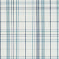 PF50508-2 PURBECK CHECK AQUA BAKER LIFESTYLE Fabrics Drapery Upholstery