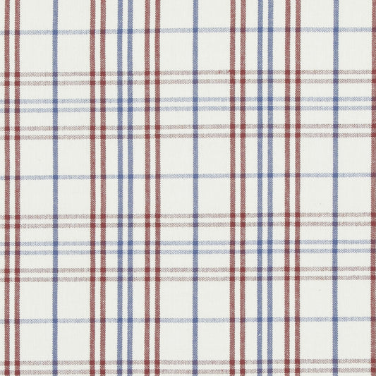 PF50508-4 PURBECK CHECK RED/BLUE BAKER LIFESTYLE Fabrics Drapery Upholstery