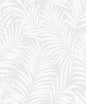 PP10200 NextWall Paintable Peel and Stick Wallpaper Tossed Palm Off-White