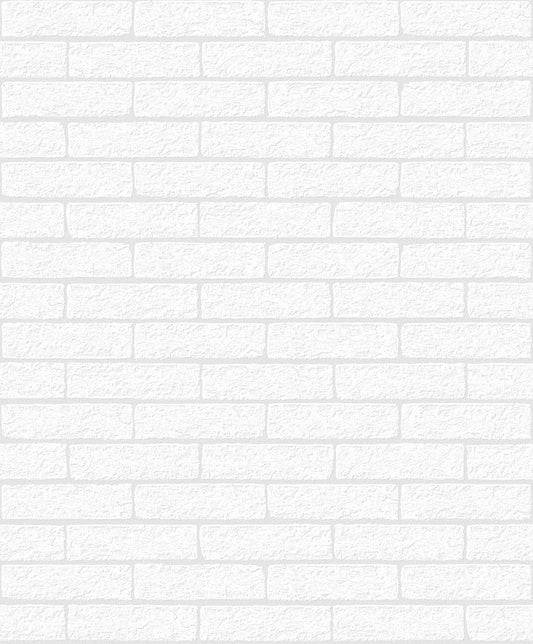 PP10800 NextWall Paintable Peel and Stick Wallpaper Limestone Brick Off-White