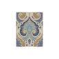 PP50321-1 LATIKA INDIGO/CASHEW BAKER LIFESTYLE Fabrics Drapery Upholstery