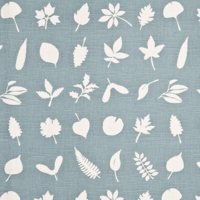 PP50342-1 TUMBLING LEAVES AQUA BAKER LIFESTYLE DRAPERY