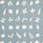 PP50342-1 TUMBLING LEAVES AQUA BAKER LIFESTYLE DRAPERY
