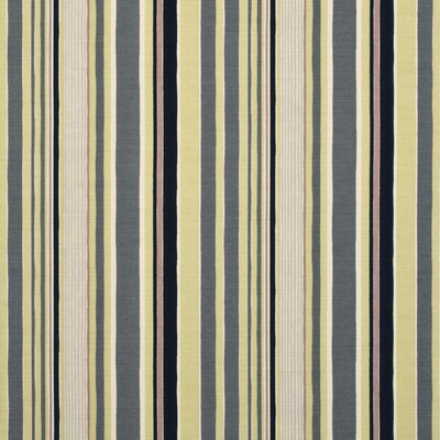 PP50360-1 MALLOW STRIPE CHARCOAL/MAUVE/DOVE BAKER LIFESTYLE Fabrics Drapery Upholstery