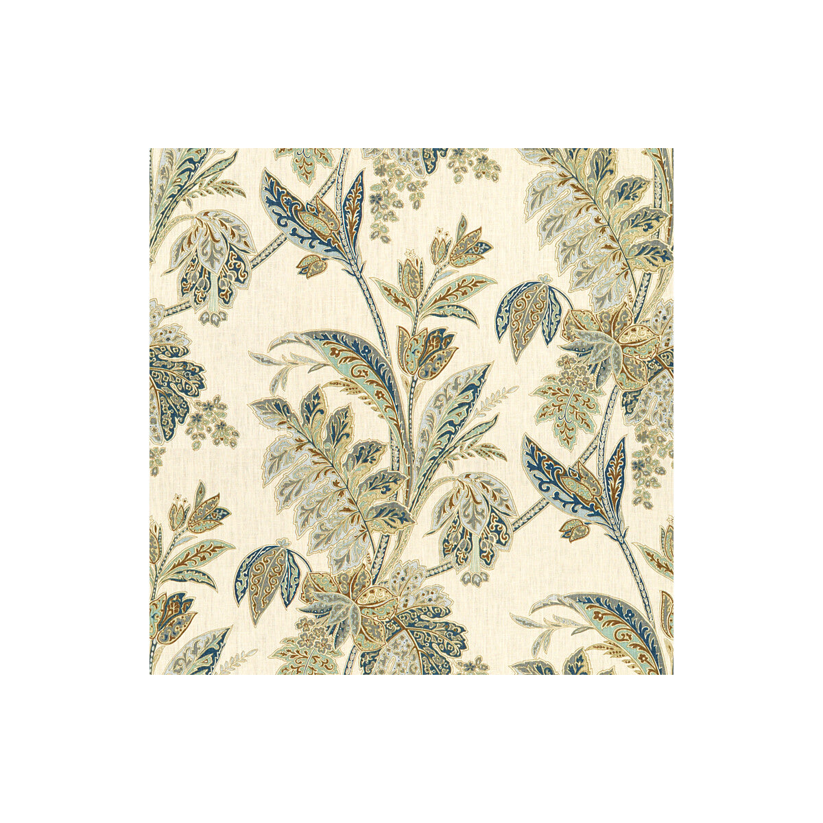 PP50377-5 ISHANA INDIGO/SKY BAKER LIFESTYLE Fabrics Drapery Upholstery