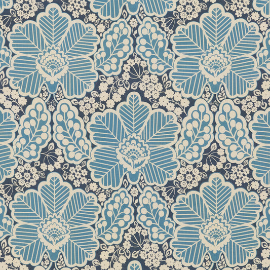 PP50479-1 ARBOUR INDIGO BAKER LIFESTYLE Fabrics Drapery Upholstery