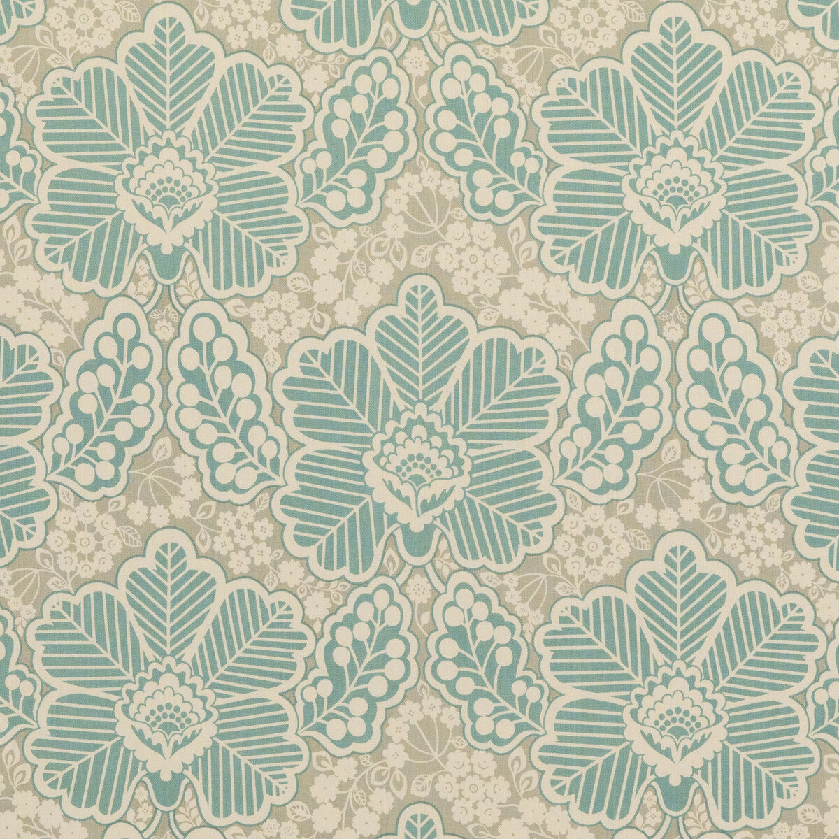 PP50479-3 ARBOUR AQUA BAKER LIFESTYLE Fabrics Drapery Upholstery