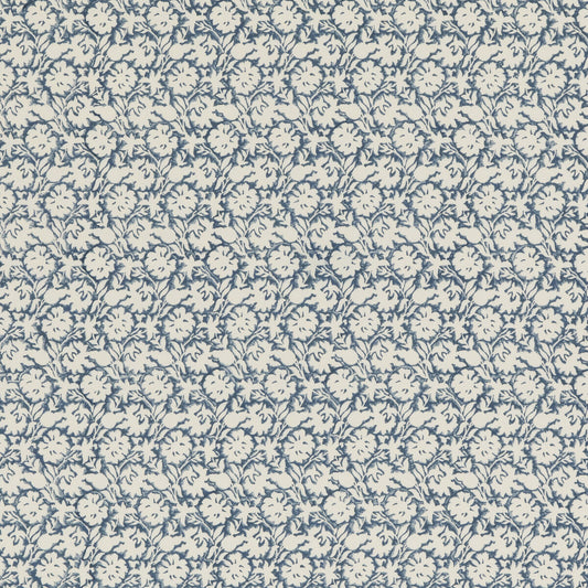 PP50480-1 FLOWER PRESS INDIGO BAKER LIFESTYLE Fabrics Drapery Upholstery