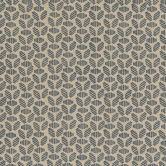 PP50482-1 BUMBLE BEE INDIGO BAKER LIFESTYLE Fabrics Drapery Upholstery