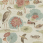 PP50499-2 ELLINGHAM AQUA BAKER LIFESTYLE Fabrics Drapery Upholstery