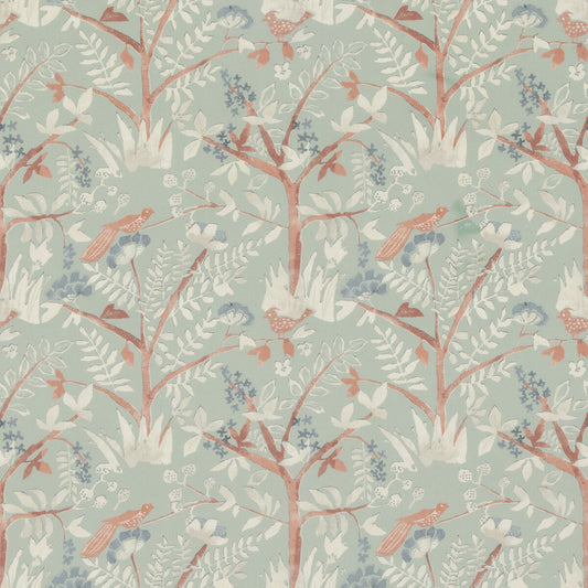 PP50502-2 LULWORTH AQUA BAKER LIFESTYLE Fabrics Drapery Upholstery