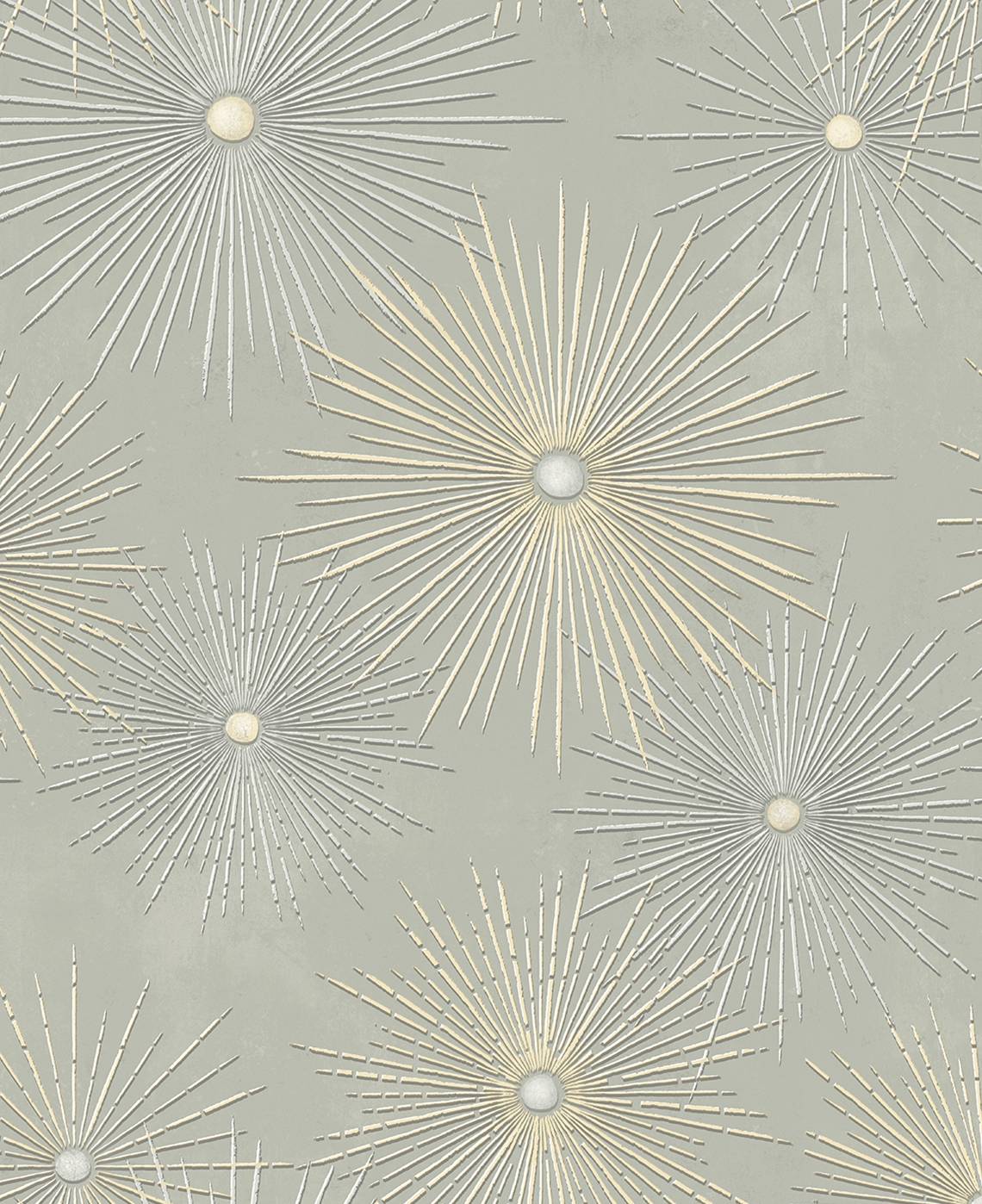 PR11005 Seabrook Designs Prepasted Online Wallpaper Starburst Geo Prepasted Smoke