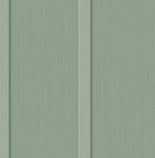 PR11204 Seabrook Designs Prepasted Online Wallpaper Faux Board and Batten Prepasted Sage Green