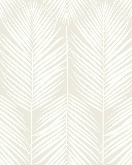 PR11405 Seabrook Designs Prepasted Online Wallpaper Palm Silhouette Prepasted Sea Salt