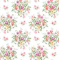 PR12601 Seabrook Designs Prepasted Online Wallpaper Floral Bouquet Prepasted Watermelon & Buttercup
