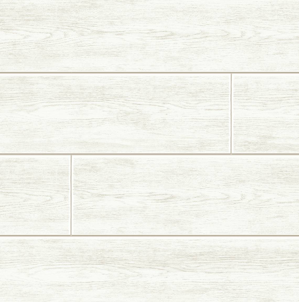 PR13000 Seabrook Designs Prepasted Online Wallpaper Coastal Faux Shiplap Alabaster