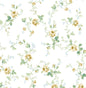 PR13303 Seabrook Designs Prepasted Online Wallpaper Meadow Floral Trail Wheatfield & Sage