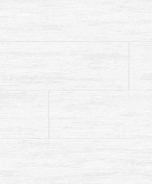 PW20000 Seabrook Designs Paintable Wallpaper Wallpaper Faux Shiplap White