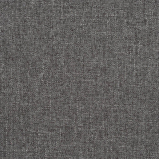 R132 Plain & Solid Charcoal Grey & Silver Charlotte Fabrics