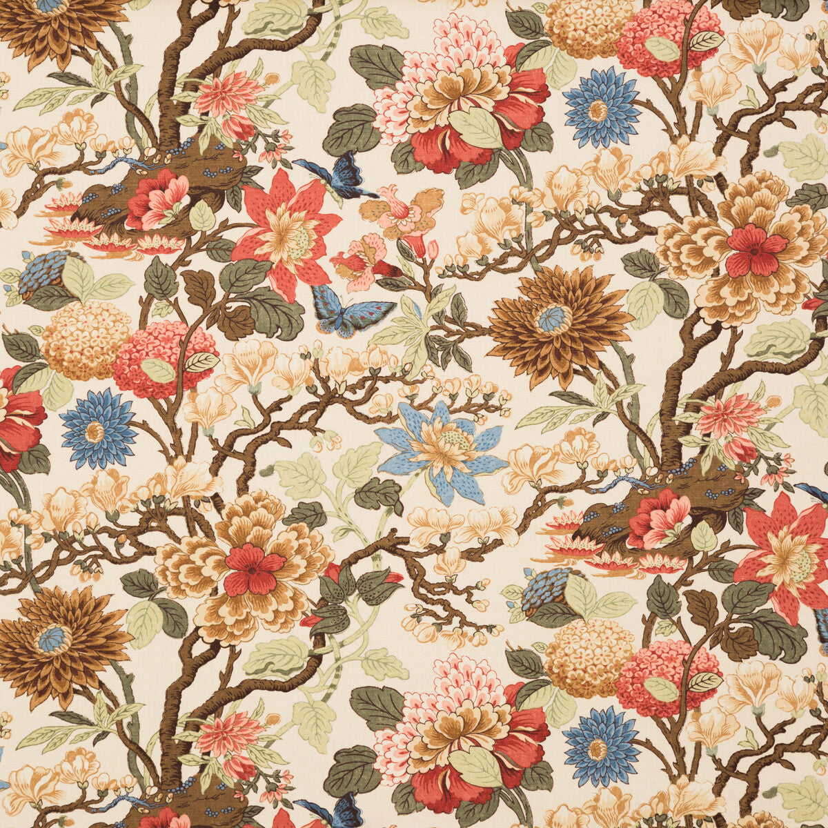 R1351-2 MAGNOLIA BISCUIT/SAND G P & J BAKER Fabrics Drapery Upholstery