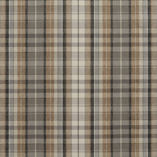 R160 Plaid Flannel Grey & Silver Charlotte Fabrics