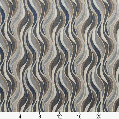 R240 Abstract & Geometric Niagara Sky Blue,Grey & Silver Charlotte Fabrics