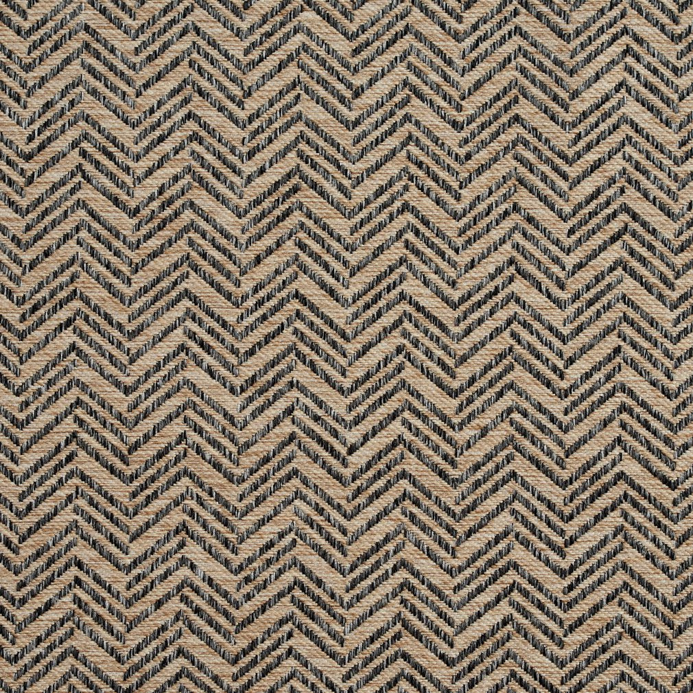 R254 Abstract & Geometric,Herringbone & Chevron Duluth Grey & Silver Charlotte Fabrics